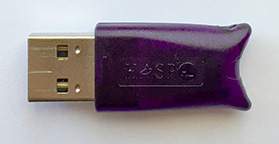 紫色 HASP 密钥