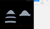 框选袖子版型裁片