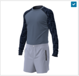 带复选框的服装
